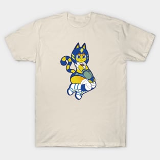 Ankh Cat Joshi Wrestler T-Shirt